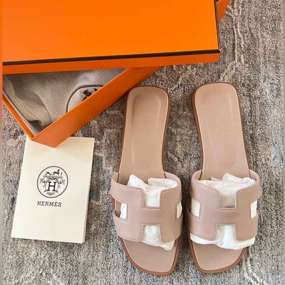 Hermes Oran Nude Light Beige 36 - Picture 5 of 9